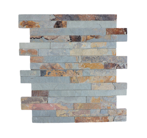 Autumn Natural Slate Tiles/Paneles de pizarra Hoja de piedra natural/alpina Ledges Piedra