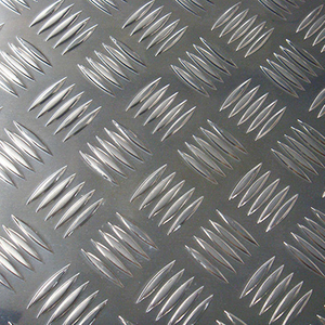 Hojas de aluminio en relieve
